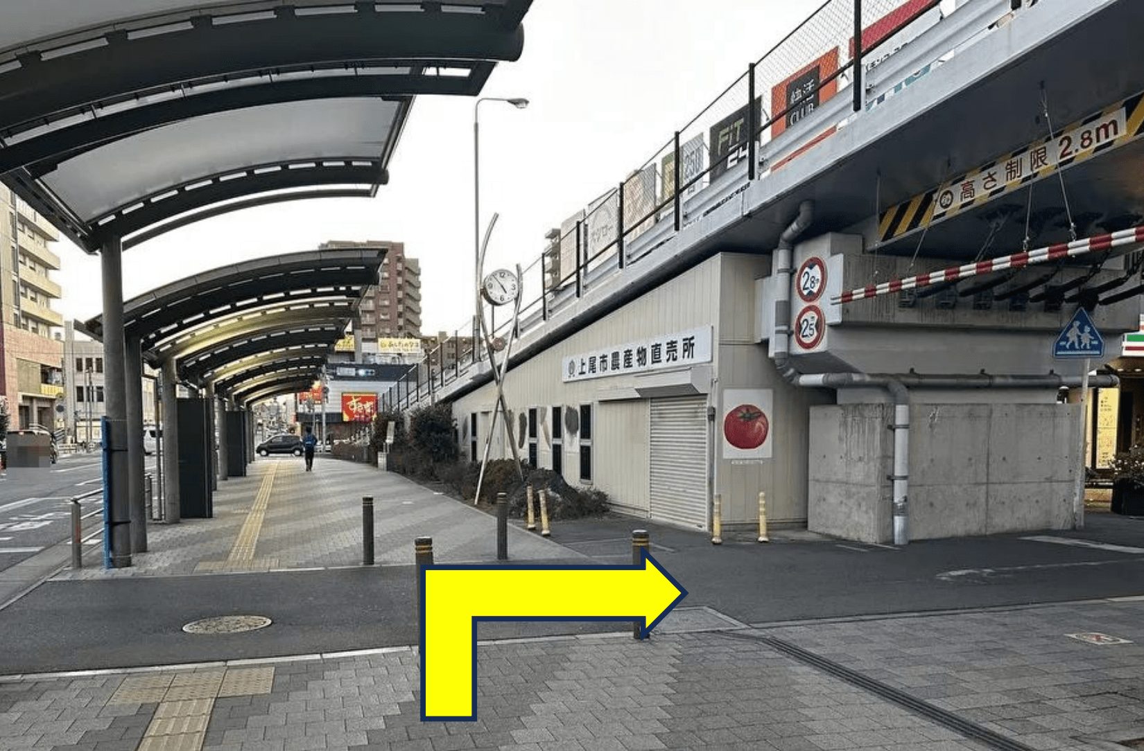 JR上尾駅の高架下